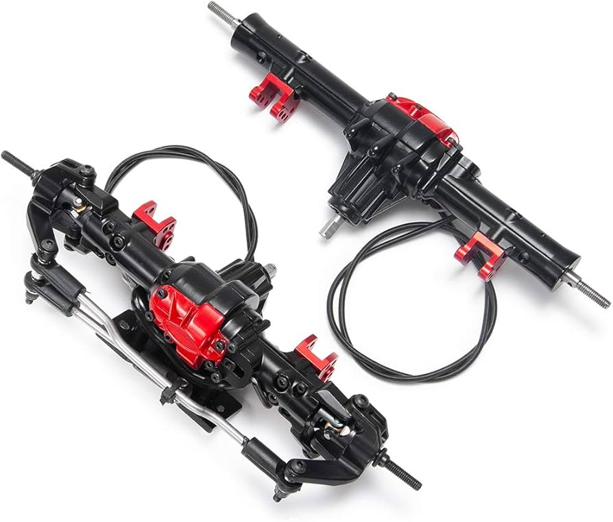 Amazon | RCカー ロッククローラー 1/10 アルミ フロント リア車軸