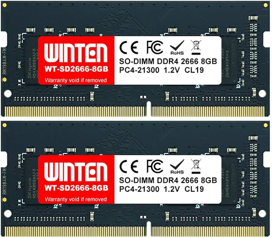 Amazon.co.jp: WINTEN ノートPC用メモリ DDR4-2666 16GB（8GB×2枚