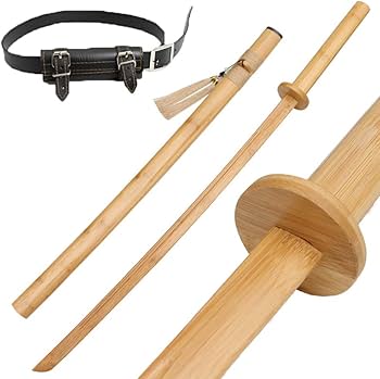 Amazon.co.jp: 竹刀 剣道 居合道 剣術 練習 舞台道具 木刀 模造刀