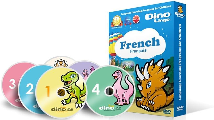 Amazon.com: Dino Lingo French DVDs for Children - Learn French for