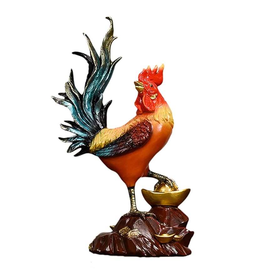 米治一造 銅製 金鶏鳥 置物 共箱 【公式通販】