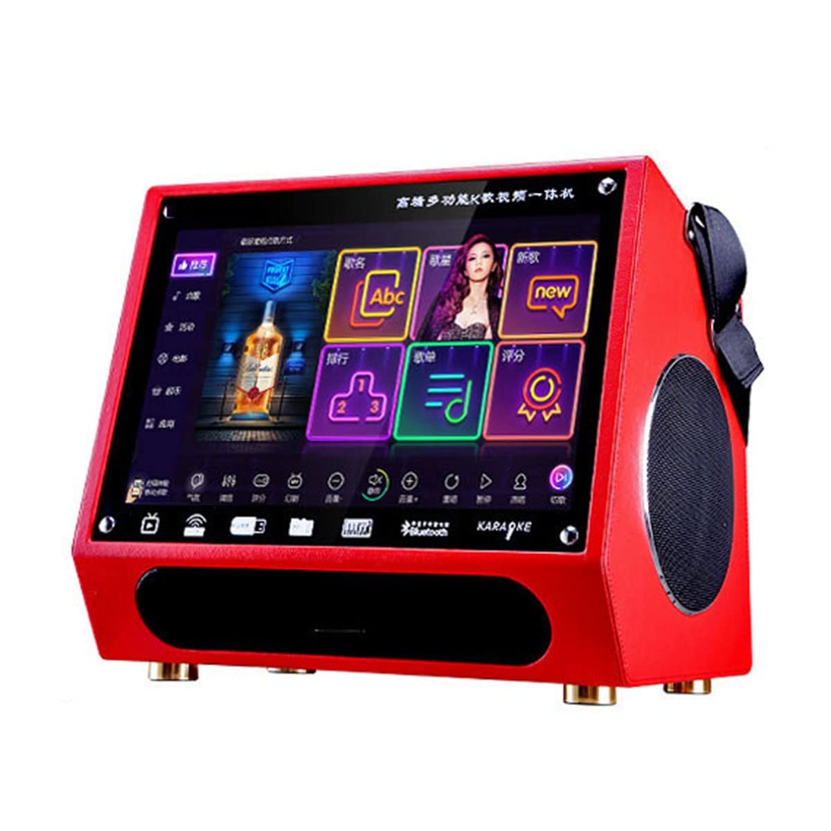 Amazon.co.jp: LANGZDHEカラオケマシン、ktvカラオケマシンタッチ