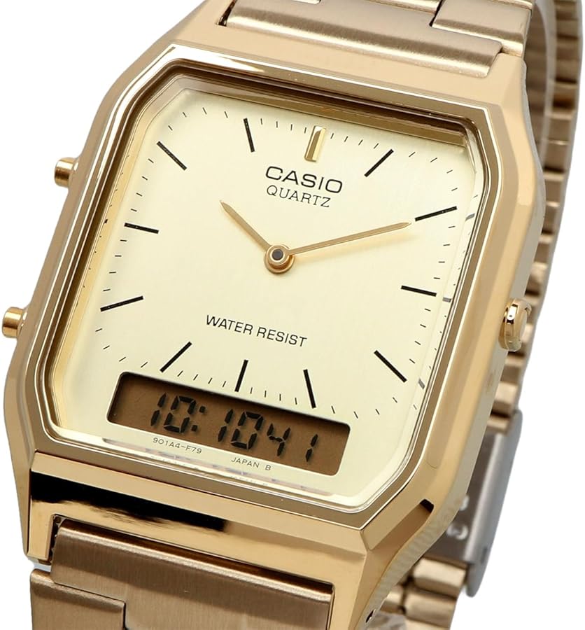 Amazon.co.jp: [カシオ] CASIO アナデジ ANA-DIGI クオーツ 腕時計