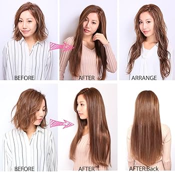 Amazon.co.jp: シールエクステ 52cm4本分(8P) ダーク・ライト・原色