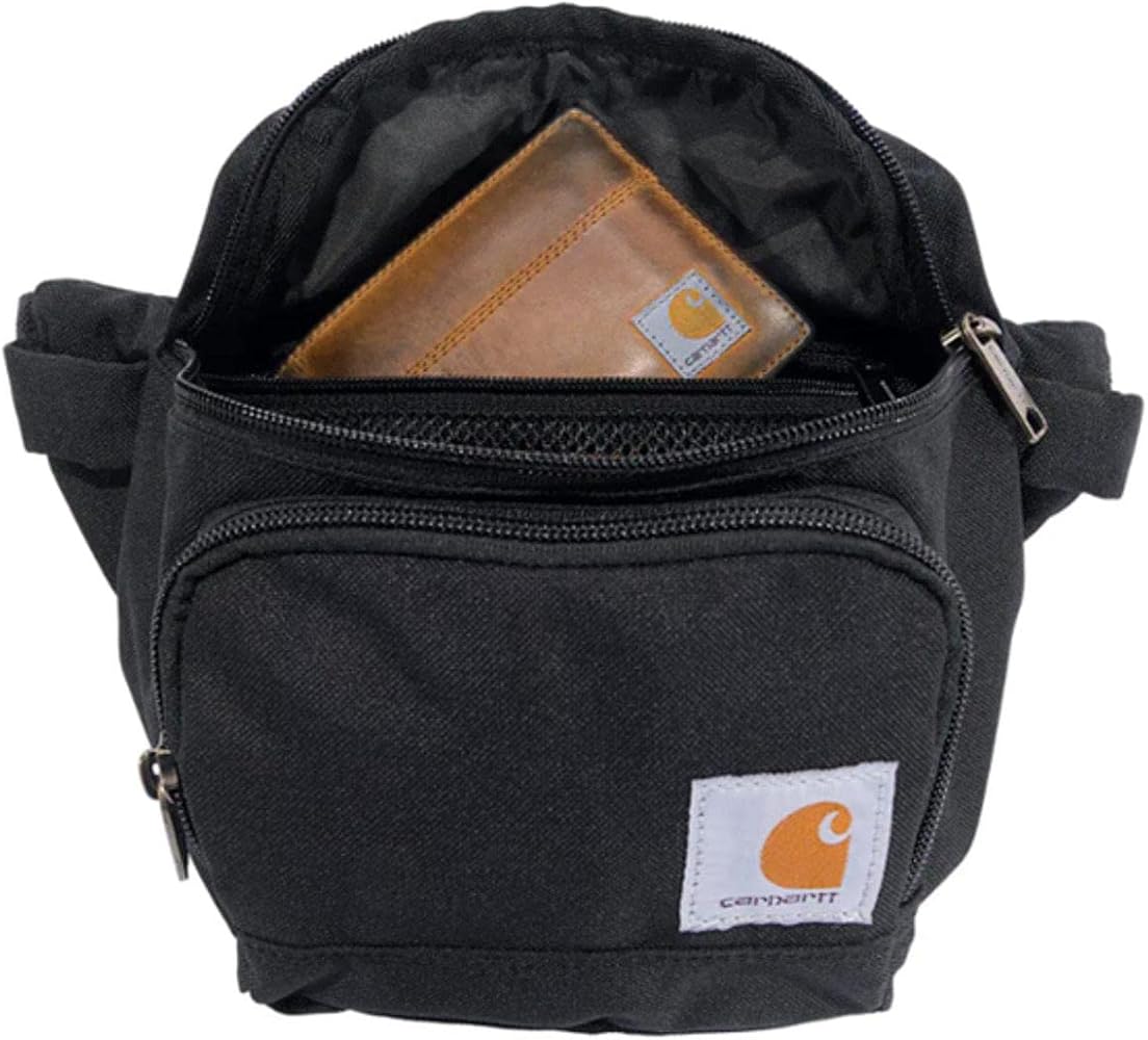 Amazon.com | Carhartt Unisex Waist Pack Black One Size | Waist Packs