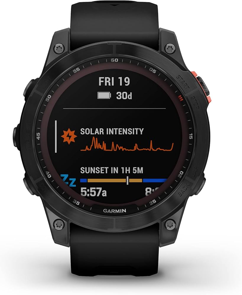 Amazon.com: Garmin fenix 7 Solar, adventure smartwatch, with Solar