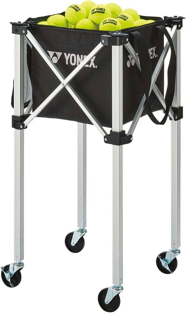 Amazon | [YONEX] バッグ キャスター付ボールバッグ2 AC383 ブラック