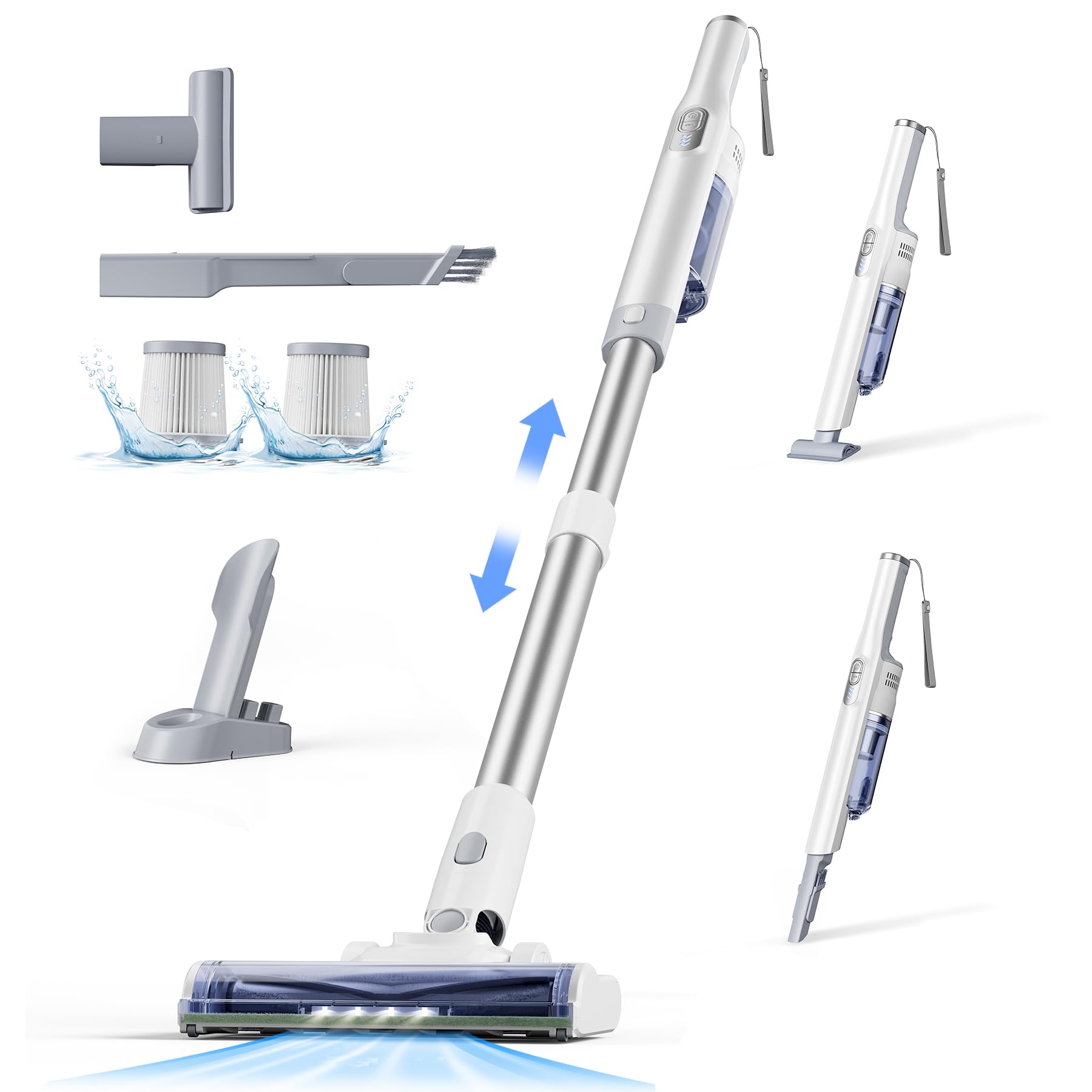 Amazon.co.jp: 【2024年夏モデル&26KPa超強力吸引力&0.73kg超軽量