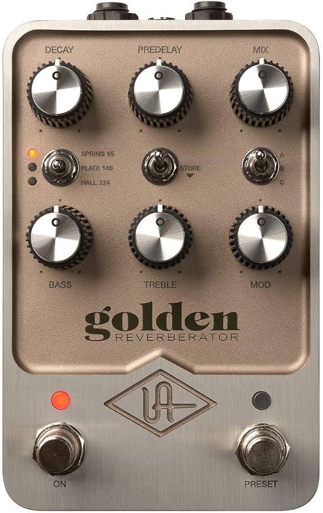 Amazon.com: Universal Audio UAFX Golden Reverb Pedal : Musical
