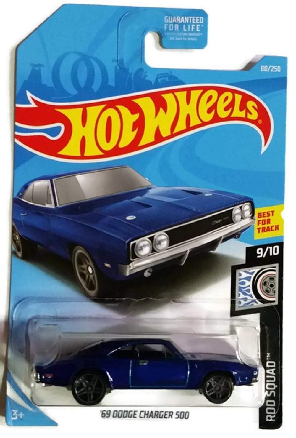 Amazon | Hot Wheels Rod Squad 9/10 - Blue '69 Dodge Charger 500