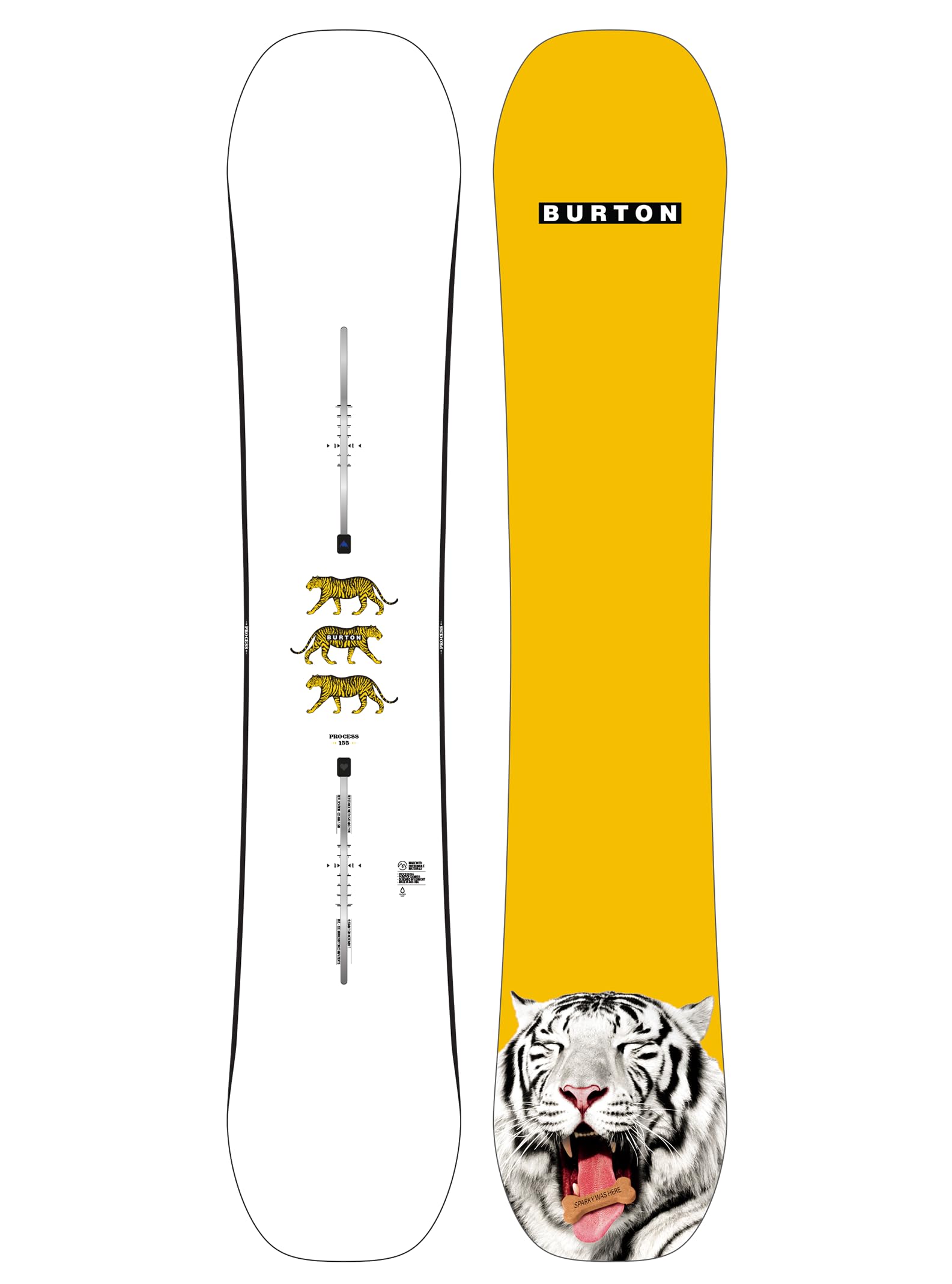 Amazon | Burton メンズ プロセス スノーボード 157cm (W) | Burton