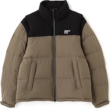 Amazon.co.jp: 【Schott】【ショット】 2WAY 2TONE DOWN JACKET 2