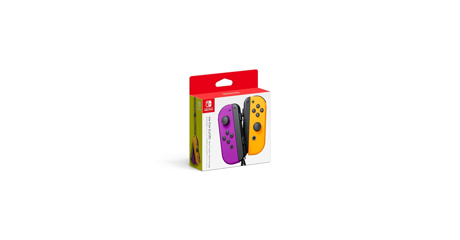 Amazon.com: Nintendo Neon Purple/Neon Orange Joy-Con (L-R