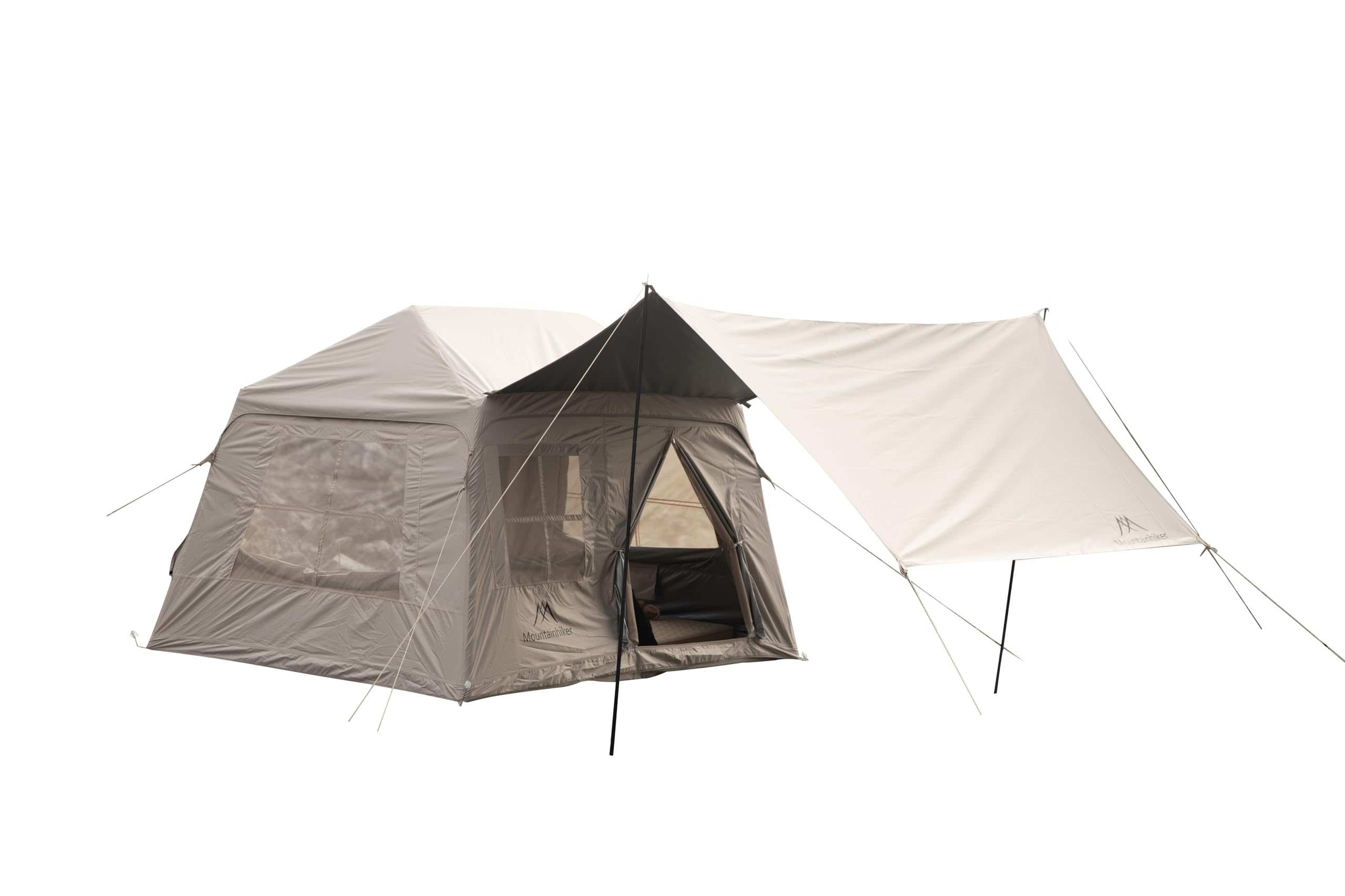 希少なブラックmountainhikerインフレータブルテントエアーテント 希少