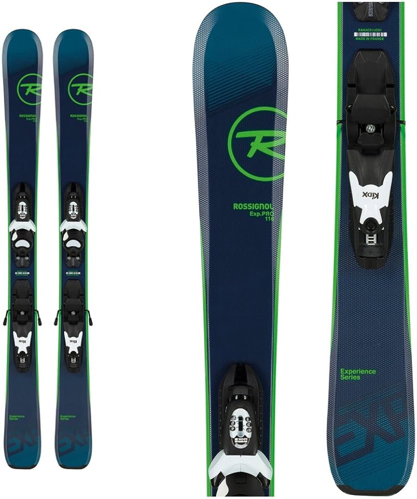 Amazon | Rossignol Experience Pro Kids Skis Kid-X 4 Bindings 104cm