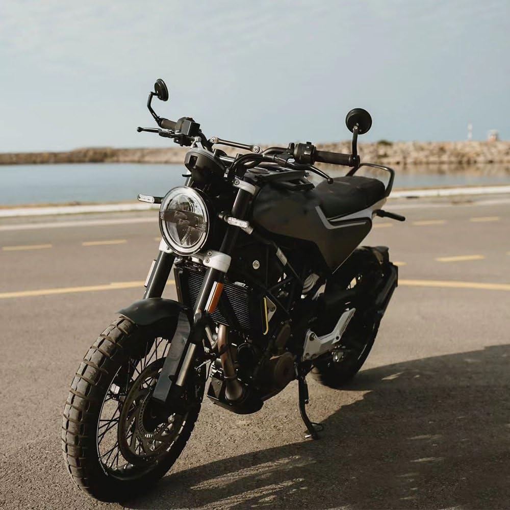 Amazon.co.jp: バーエンドミラー バイク に適合する ハスクバーナ用 に