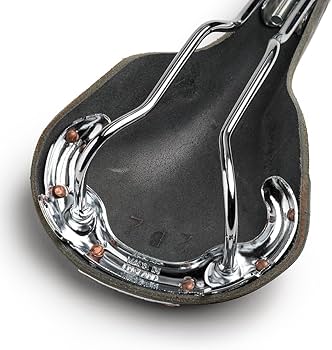 Amazon | BROOKS レザーサドル 細身で美しいクロムメッキレールの