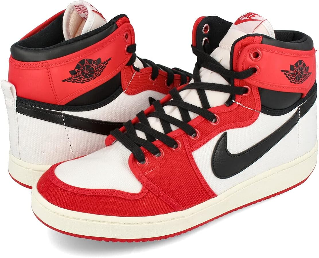 Amazon | [ナイキ] AIR JORDAN 1 KO WHITE/RED/BLACK メンズ