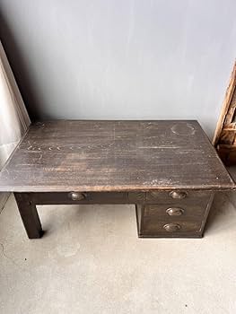 メンテ済】アンティークの木製文机 ローテーブル 昭和レトロ テレビ台