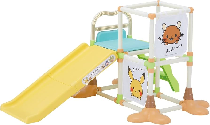 Amazon.co.jp: トイローヤル モンポケ へんしんジム&すべり台 ( 簡単