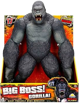 Lanard 1037113 Primal Clash Büyük Patron Goril 42 cm -Sunman