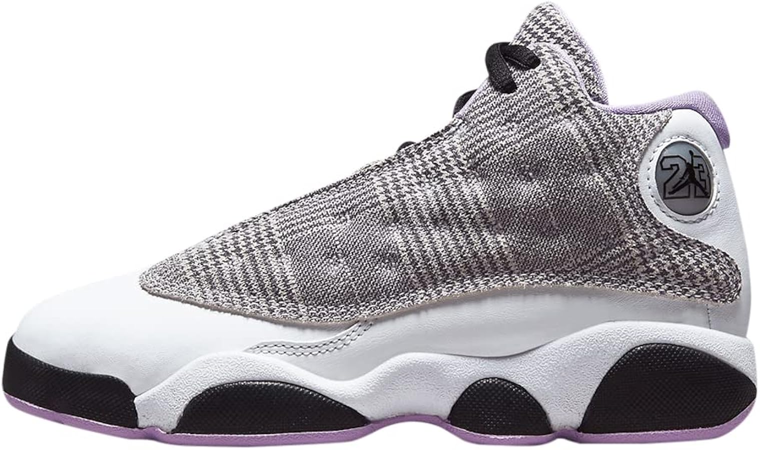 Amazon.com | Nike Little Kid's Jordan 13 Retro Houndstooth Black