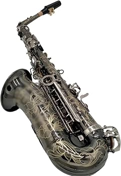 Amazon | ドイツ アルトサックス ブラック ニッケルシルバー合金