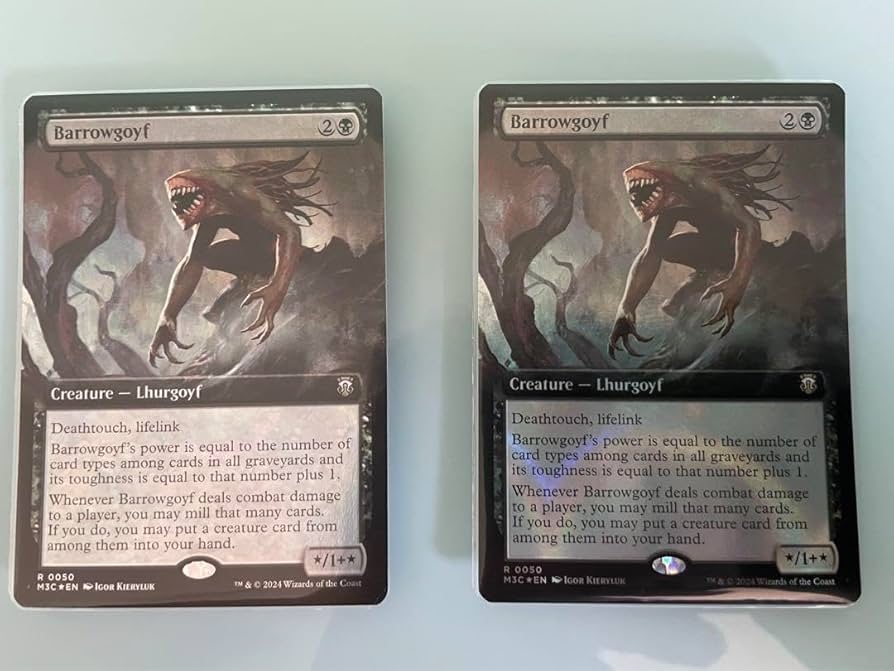 Amazon.co.jp: MTG Barrowgoyf English Extended Art Ripple Foil 2