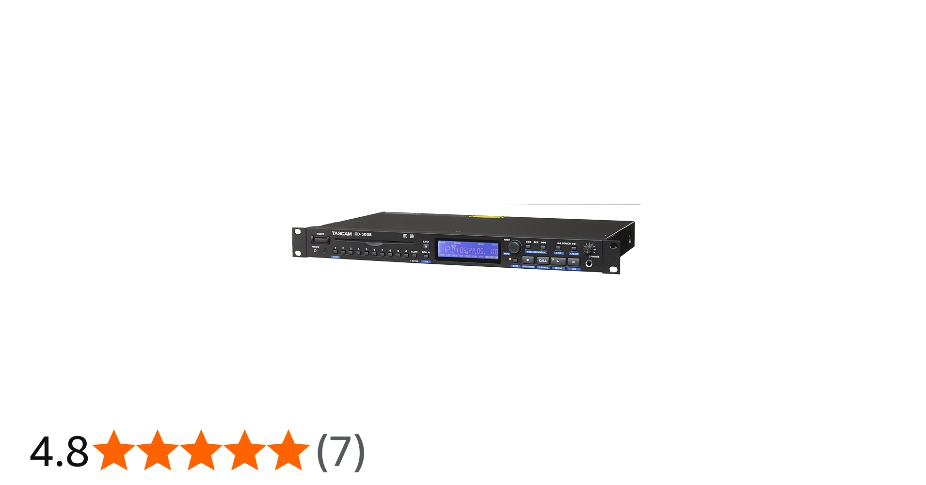 Amazon.co.jp: TASCAM CDプレーヤー 業務用1U CD-500B : 家電＆カメラ