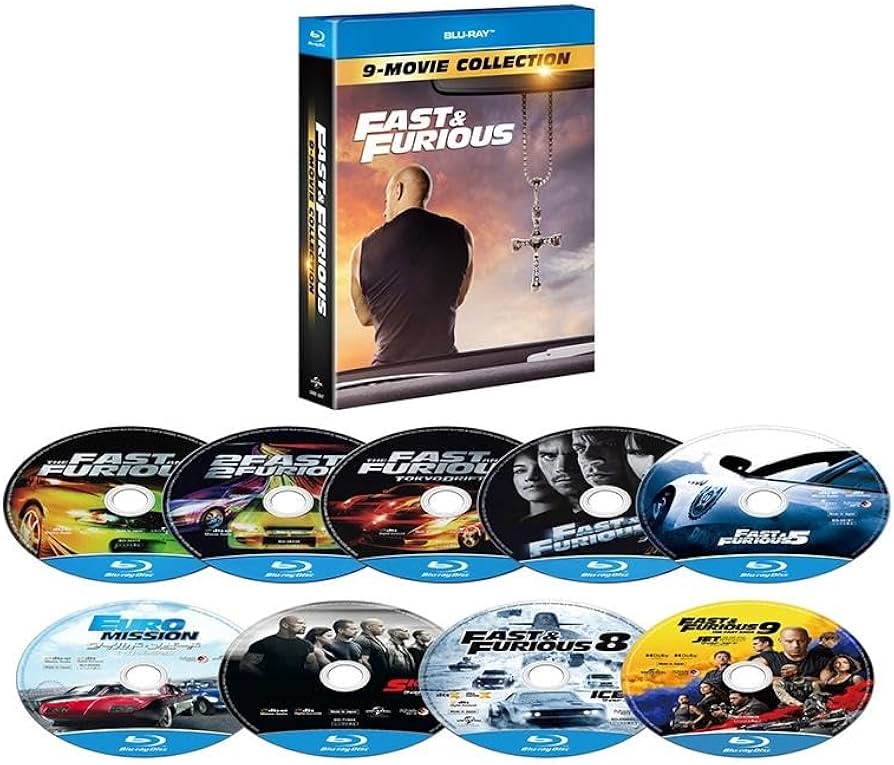 Amazon.co.jp: ワイルド・スピード 1-9 シリーズ・ブルーレイ