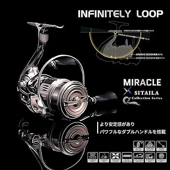 Amazon | POSEIXUS スピニングリール 巻き心地の良いフルメタル釣り用