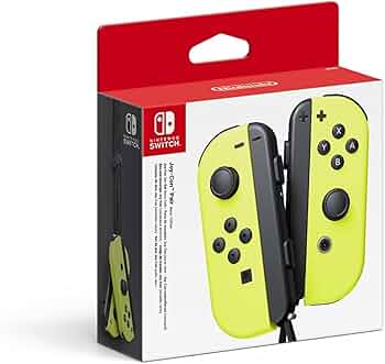 Nintendo Switch Joy-Con İkili Sarı : Amazon.com.tr: Video Oyunu ve