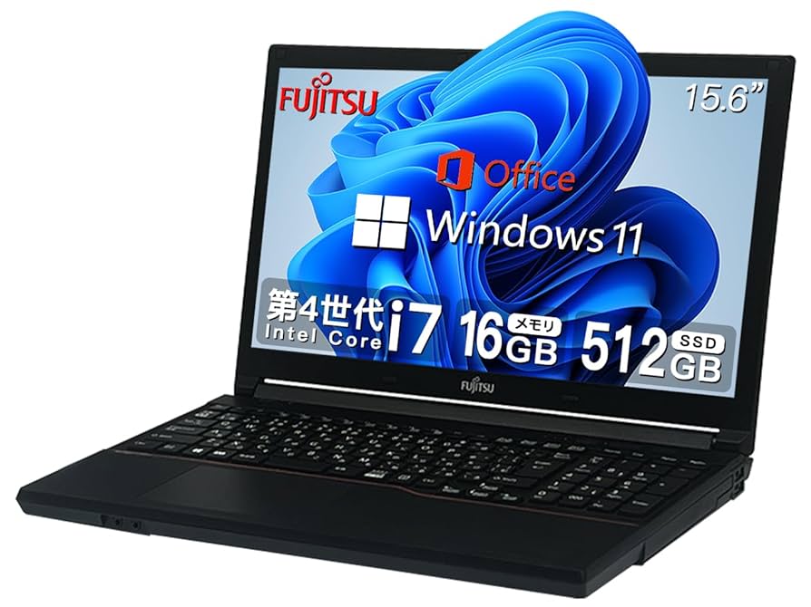 FUJITSU】爆速 Core i7/新品SSD128GBノートパソコン B2 i7爆速 富士通