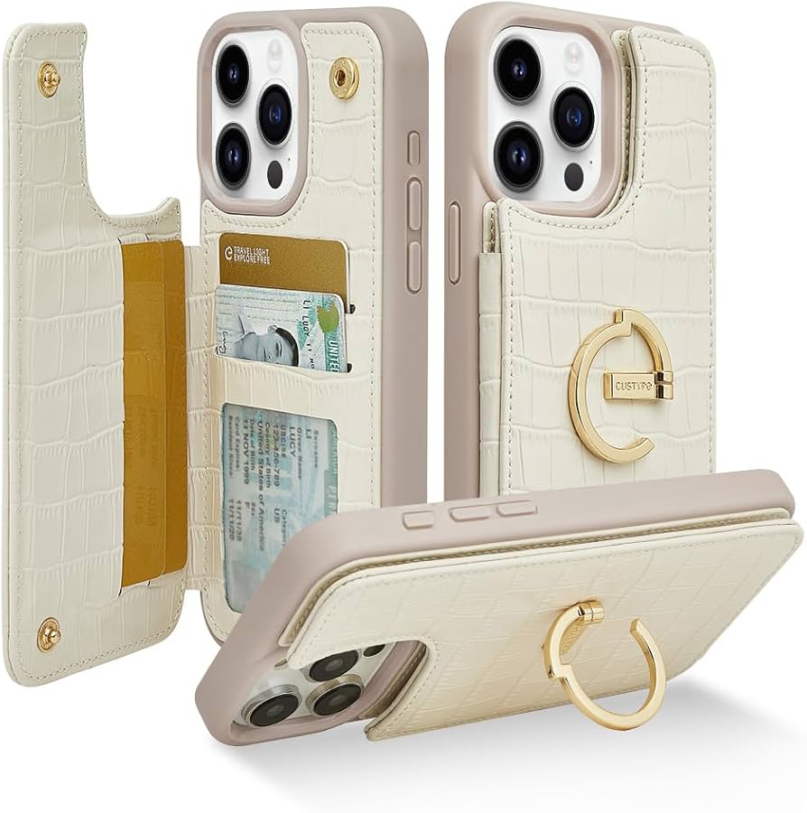 Amazon.co.jp: iPhone 15 Pro Max 6.7対応ケースリング付き CUSTYPE
