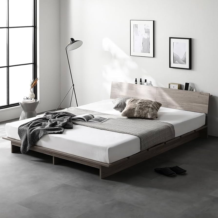 Amazon｜RASIK ベッド ダブル ステージ無しタイプ 2層ポケットコイル