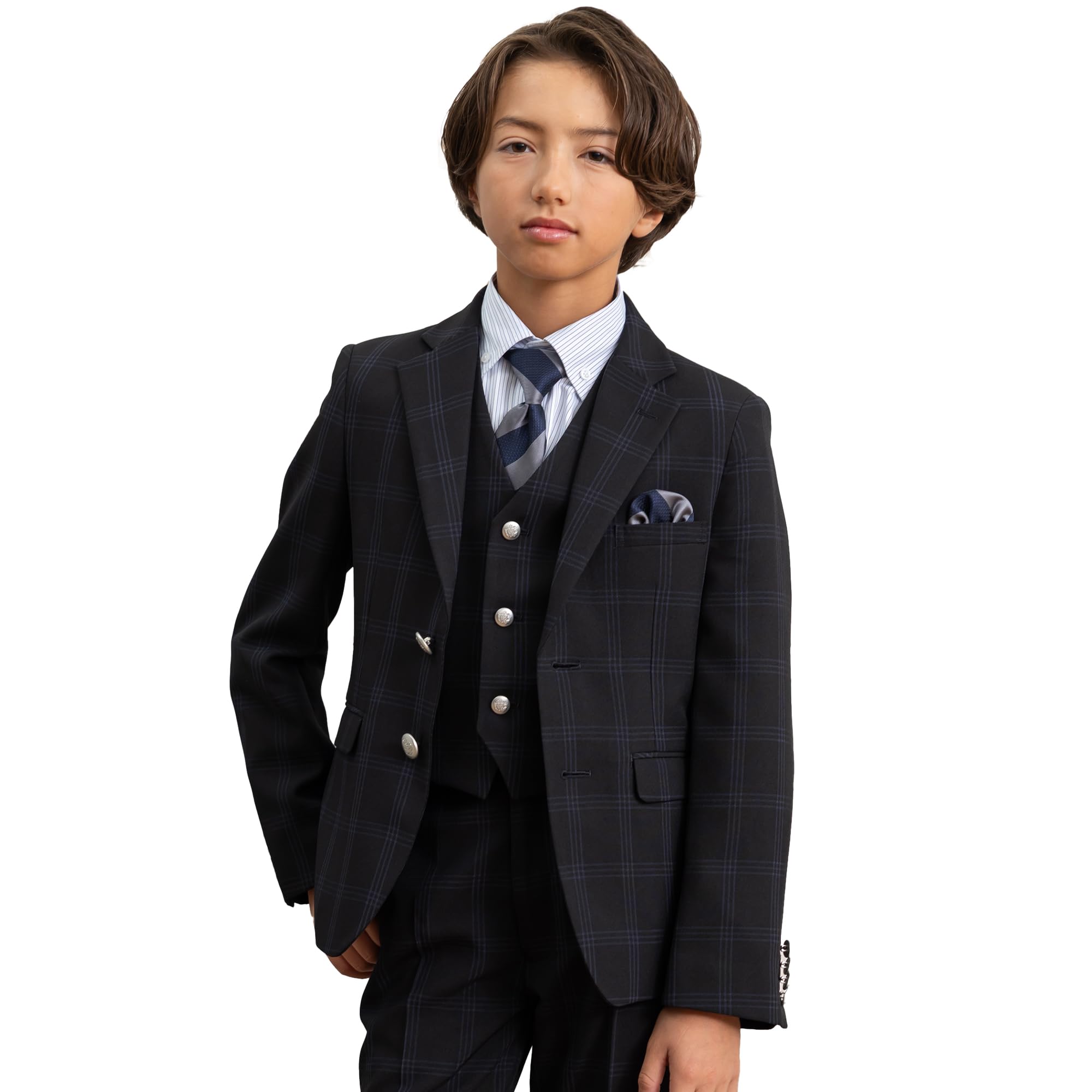 Amazon | [ワンダーファクトリー] 卒業式 スーツ 男の子 6点セット