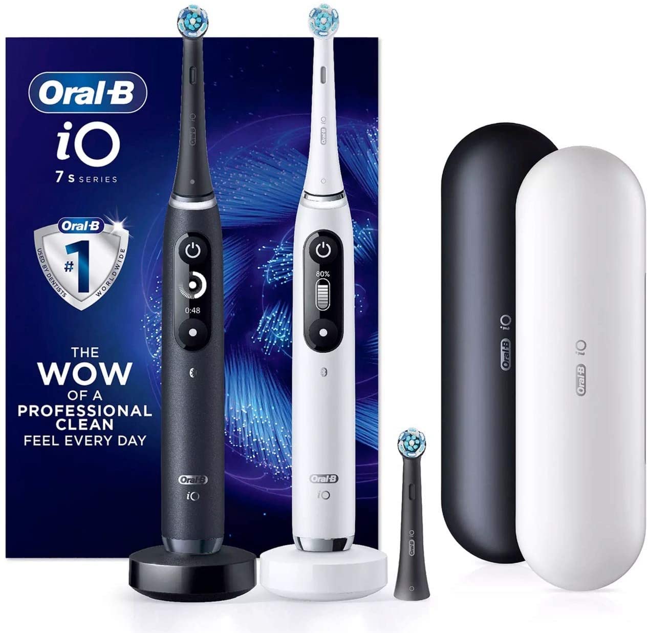 Amazon.com : Oral-B iO Series 7s Rechargeable Toothbrush with 2