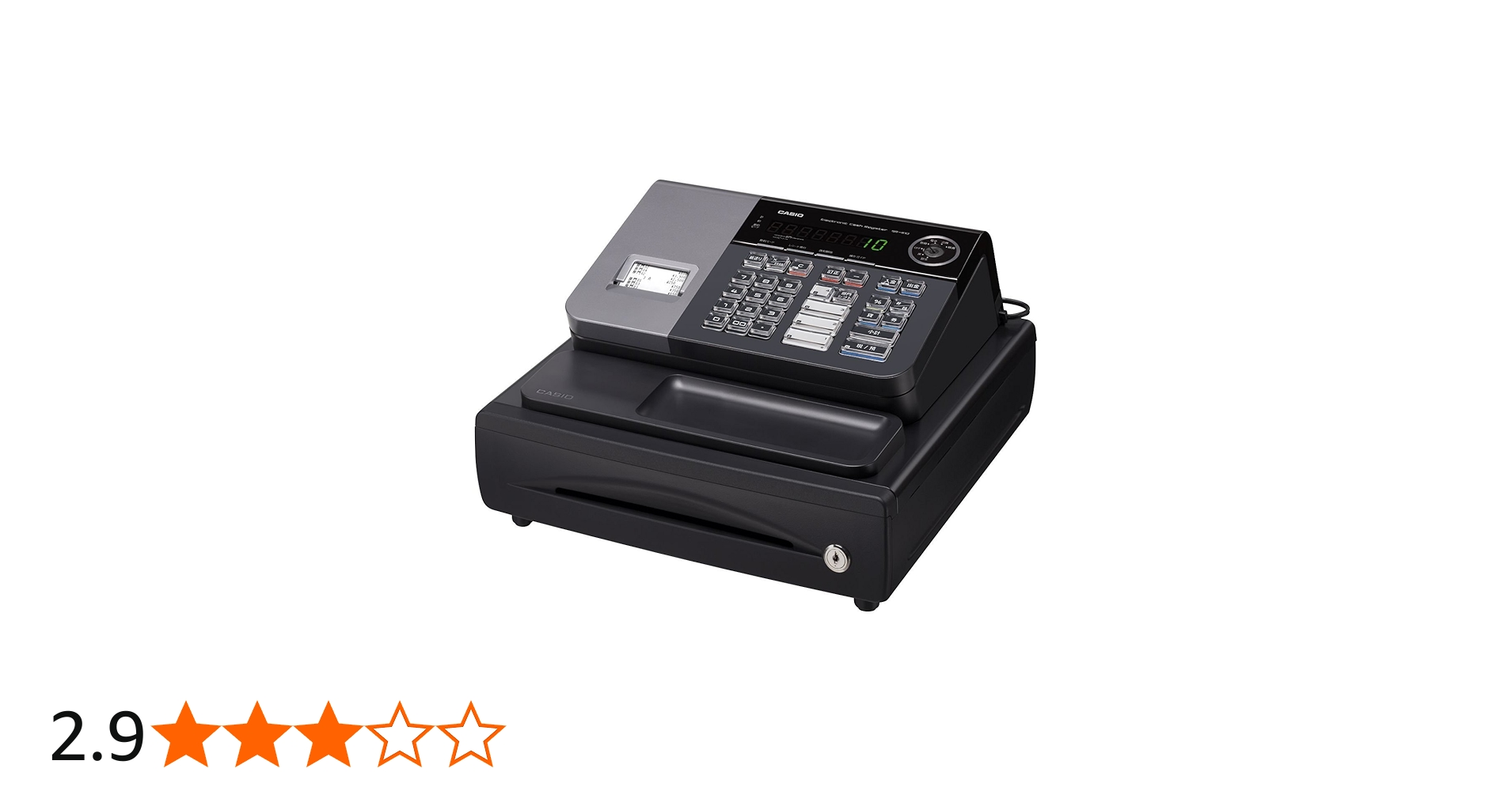 Amazon.co.jp: カシオ レジスター 8部門 小型ドロア SE-S10BK ブラック