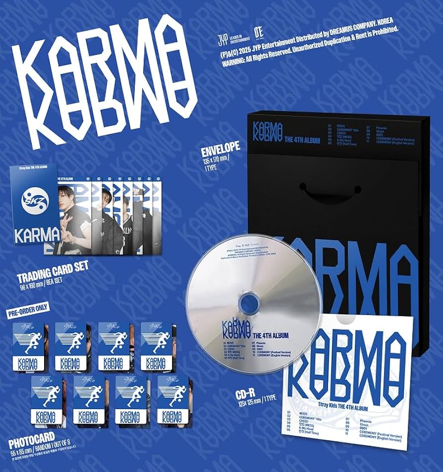 Amazon.com: Stray-Kids KARMA [Compact ver.] 4th Album+Pre-Order