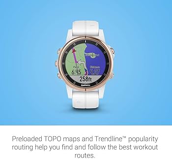 Amazon.com: Garmin fenix 5S Plus, Smaller-Sized Multisport GPS