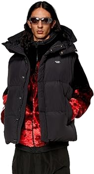 Amazon | [Diesel] (ディーゼル) メンズ ダウンジャケット ベスト