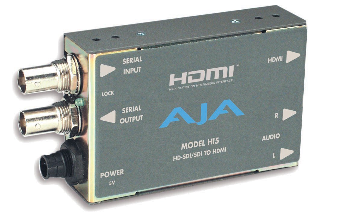 Amazon.com: AJA Hi5 HD-SDI/SDI to HDMI Video and Audio Converter
