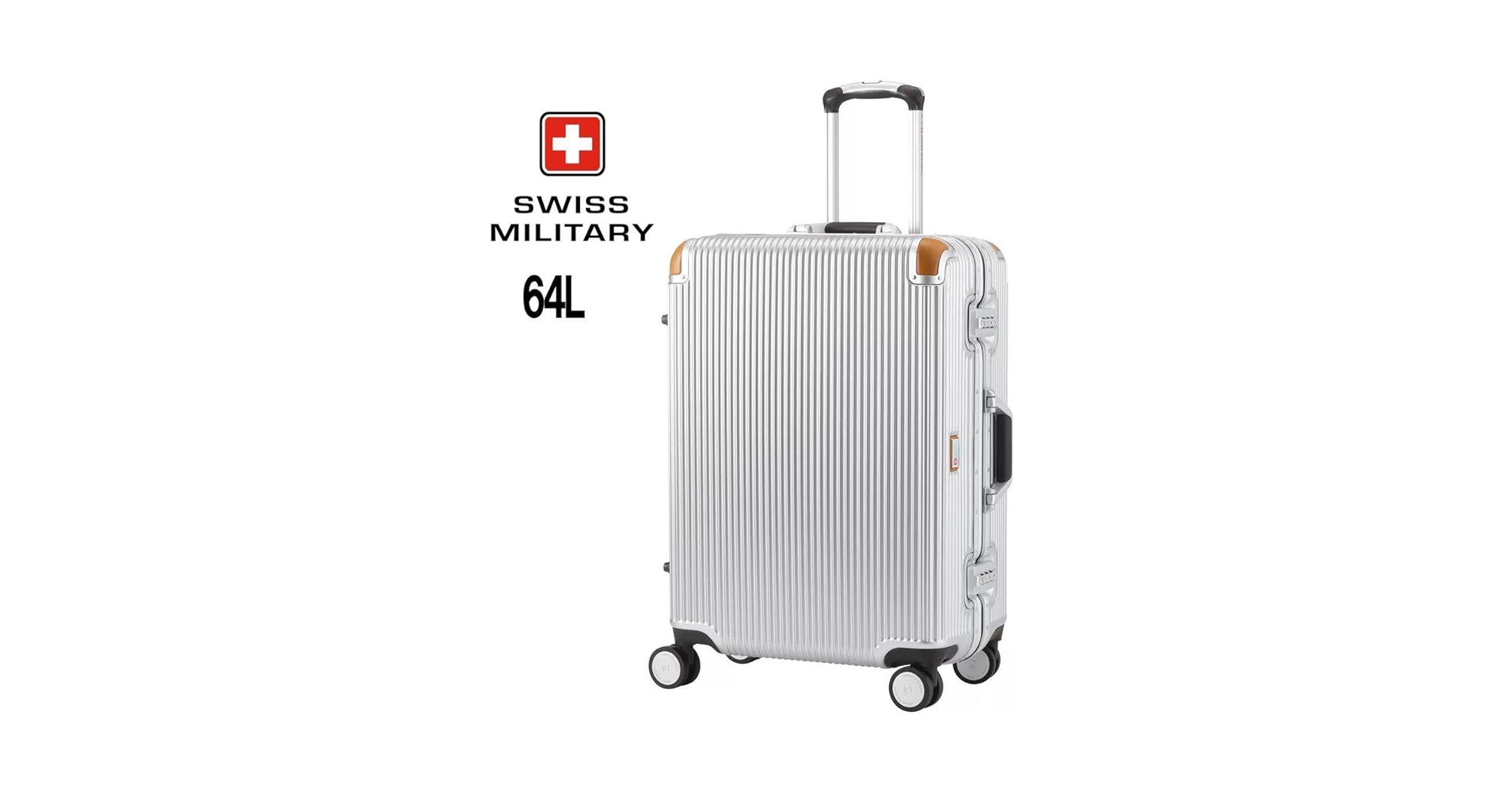 うっき】スイスミリタリー Premium スーツケース 64L うっき】スイス