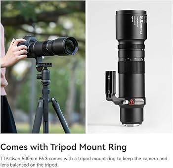 Amazon.com : TTArtisan 500mm F6.3 Telephoto Lens Full Frame Large