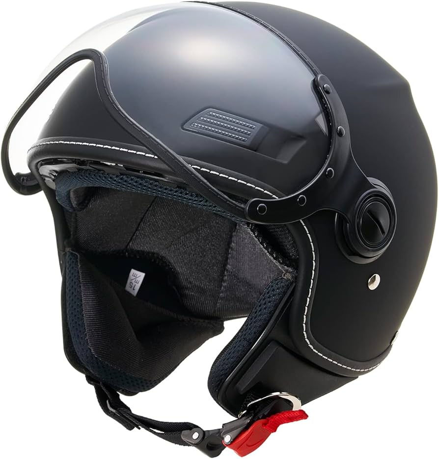 Amazon | マルシン(MARUSHIN) バイクヘルメット ジェット SAFIT MS-340