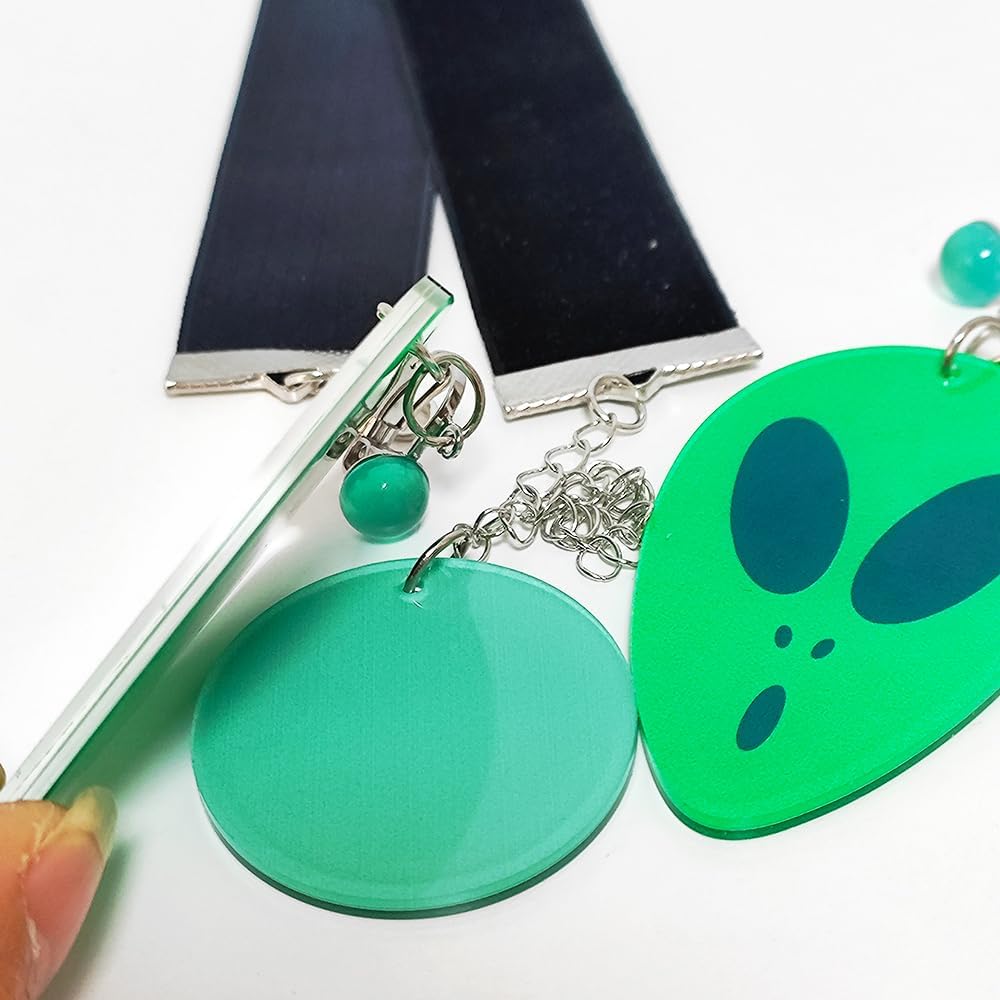 Amazon.com: Momo Ayase Cosplay Earrings and Choker Balck Ayase