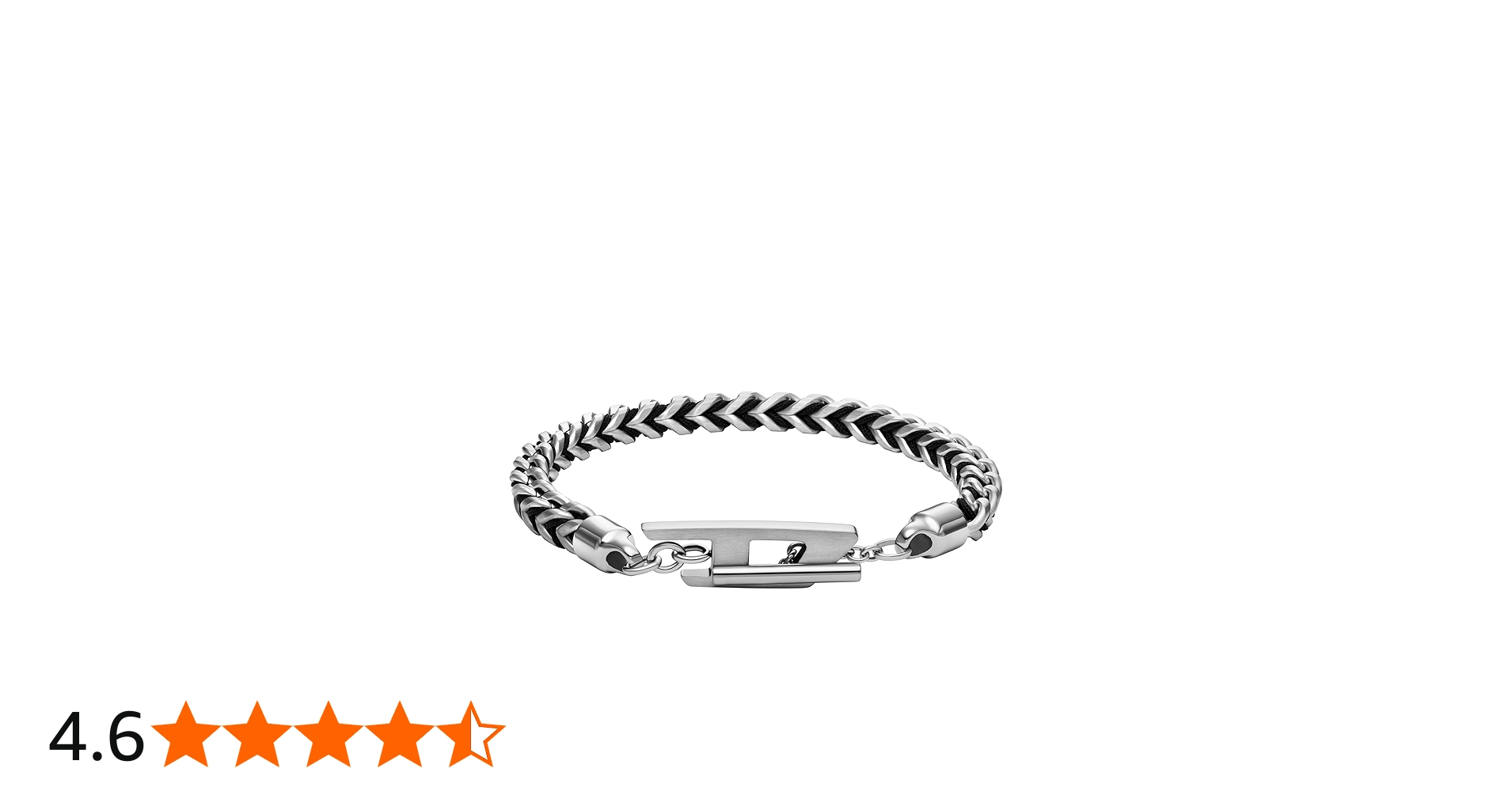 Amazon.co.jp: Diesel メンズ ステンレススチール織チェーン