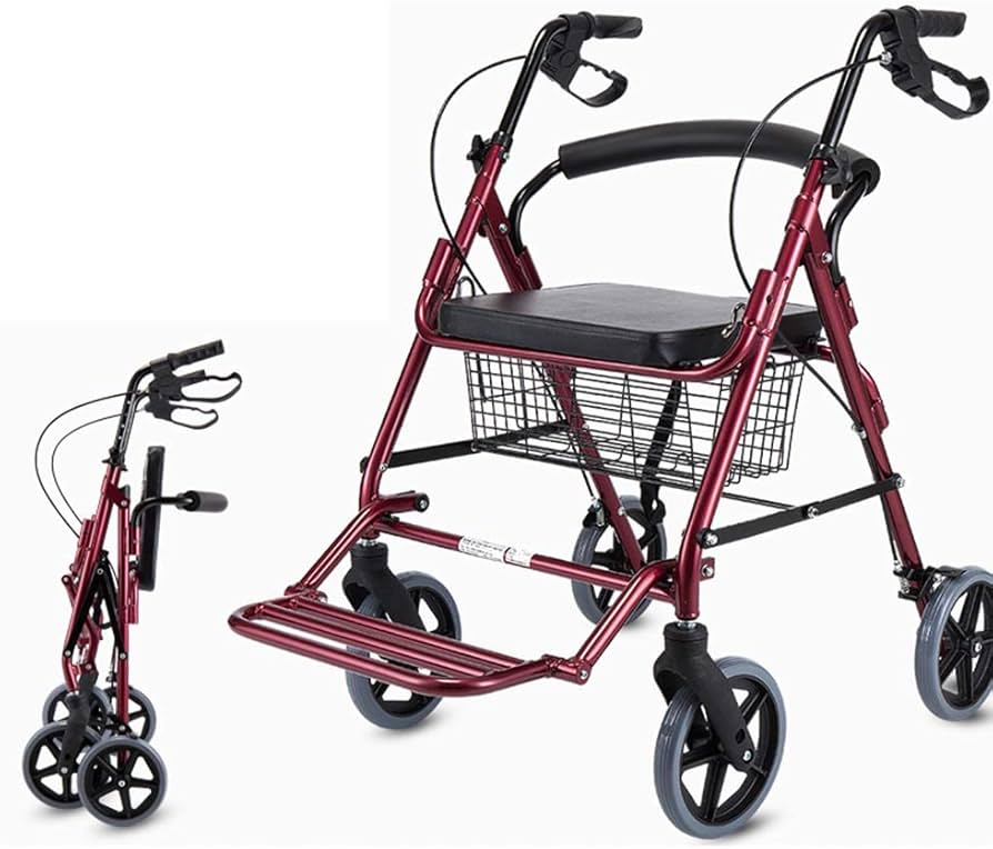 Amazon | シルバーカー 折りたたみ 歩行車 老人用 ショッピングカート