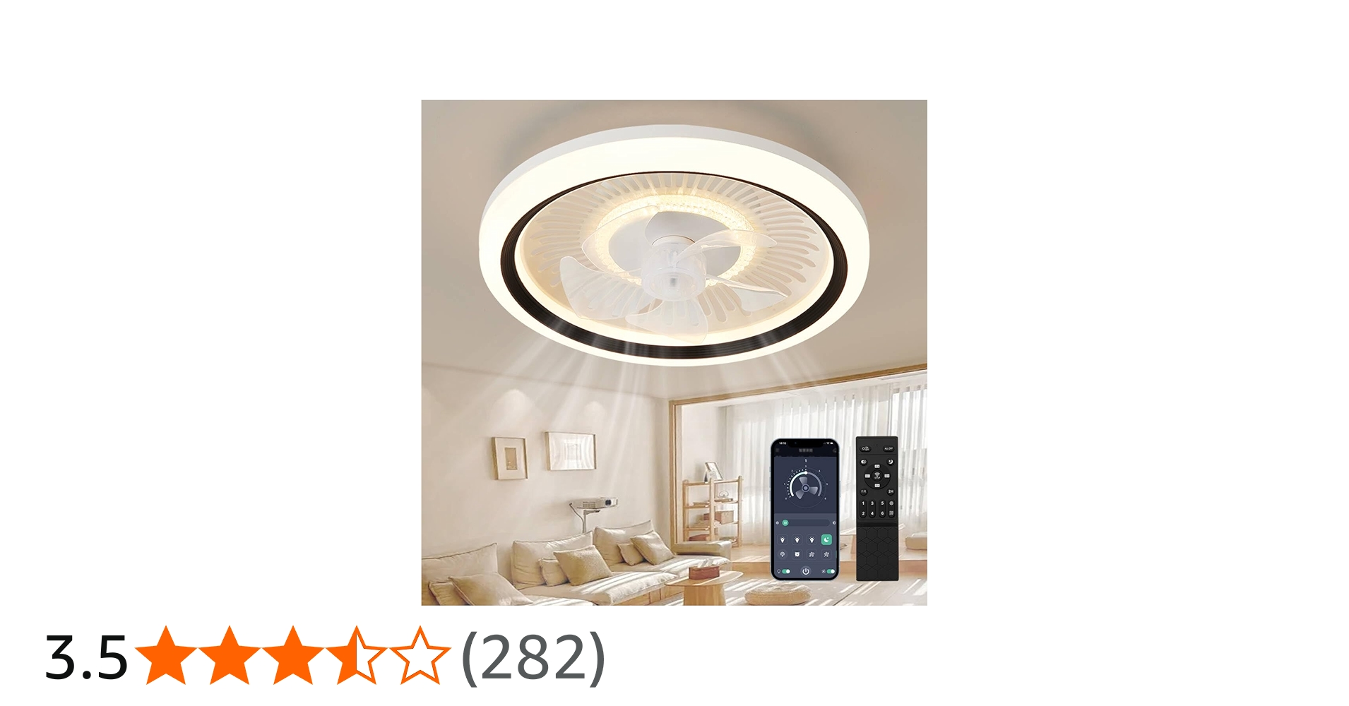 モダンデザイン 天井ファン リモコン付き モダンデザイン 天井ファン