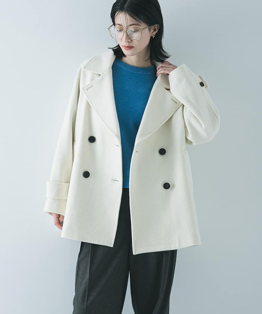 Amazon.co.jp: [アーバンリサーチ] Pコート スーパー100メルトンP